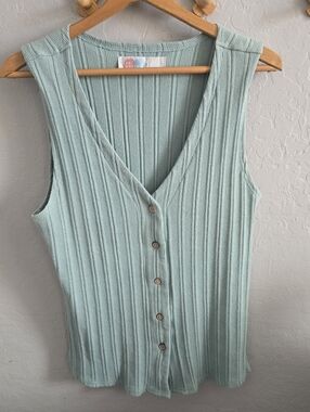 Free People Beach Oversized Knit Tank size S